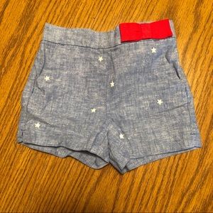 Baby Girl Chambray Shorts